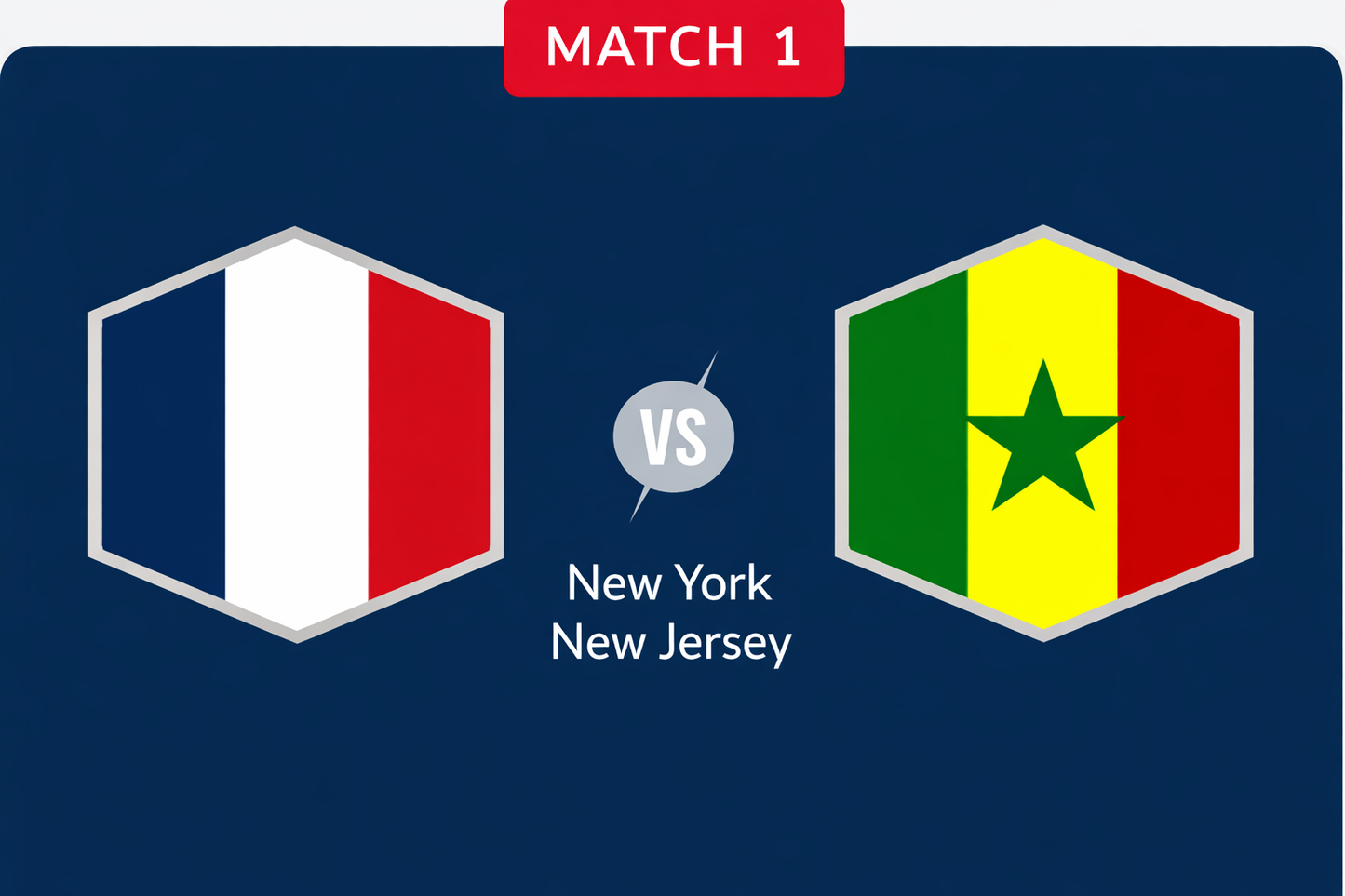 FRANCE / SÉNÉGAL - Mardi 16 Juin 15:00